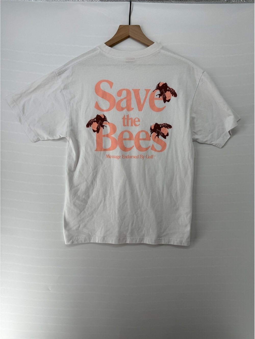 Golf Wang Flower Boy Save The Bees T-Shirt Menβs M White Tyler The Creator Tee